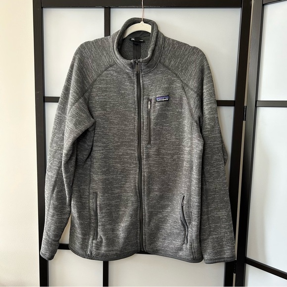 Patagonia Tops - [XL] Patagonia Men’s Better Sweater Dark Grey Fleece Zipper Jacket